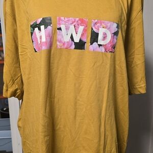 Women's Short Sleeve Tee - Mustard Yellow